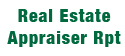 Real Estate Appraiser Report